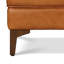 Repose-pieds rectangulaire en cuir véritable Essex-124827402