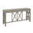60'' Acacia Veneer Console Table With 4 Drawers, X-Design Entryway Table With Open Bottom Storage, Solid Acacia Legs-934939714
