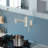 Pot Filler Wall-mount Kitchen Faucet With Dual Handles And Stretchable Design, Single Hole