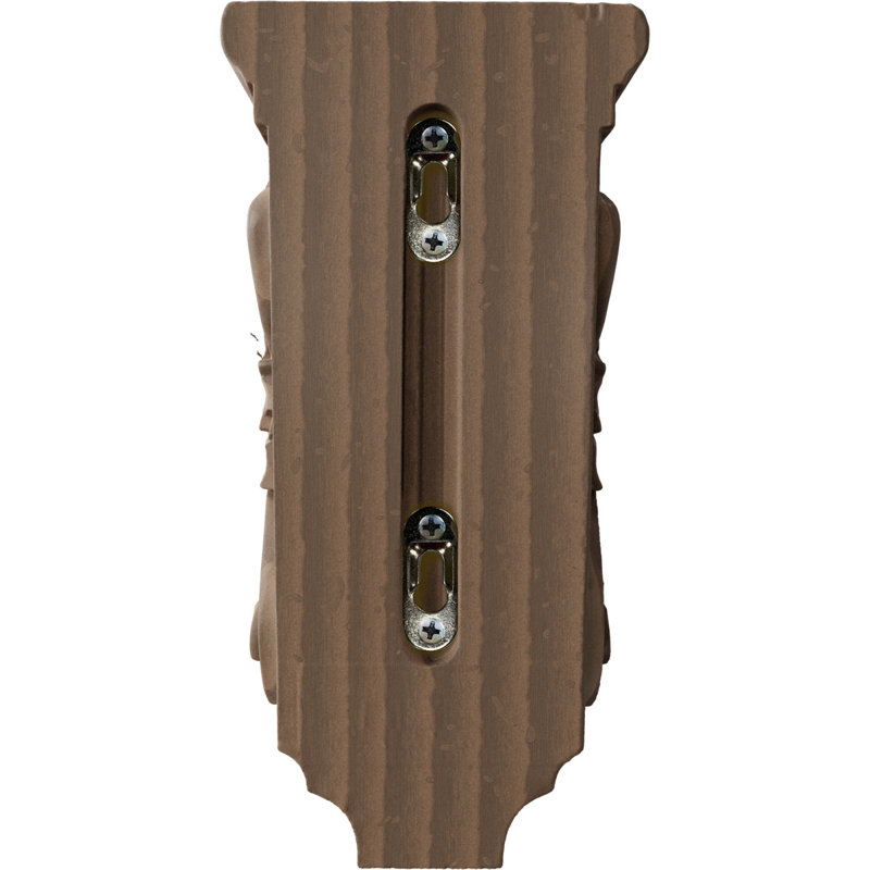 Support en bois / corbeau H 10 po x l 5 po x P 5 po, Noyer