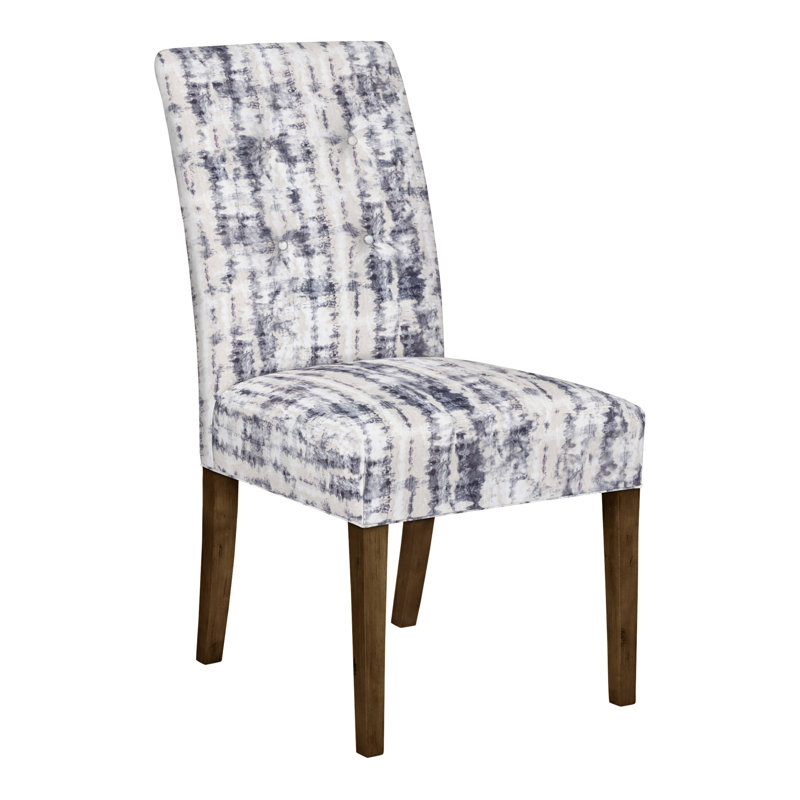 Butler Buttoned-Back Side Chair, Ozark Marina, Havana