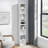 8-Tier Media Tower Rack, CD DVD Slim Storage Cabinet With Adjustable Shelves, Tall Narrow Bookcase Display Bookshelf For Home Office,Multi-Functional Double-Decker Bookcase-905057711