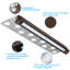Éclairage extérieur à DEL 12 po 5 CCT, éclairage paysager à DEL basse tension 7 W, éclairage de pavés 12-24 V CA/CC, éclairage de murs de soutènement en aluminium, éclairage d'escalier extérieur, homologué ETL-53752118