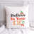 ChristmasCuteQuotes-02 Reversible Throw Pillow-51405021