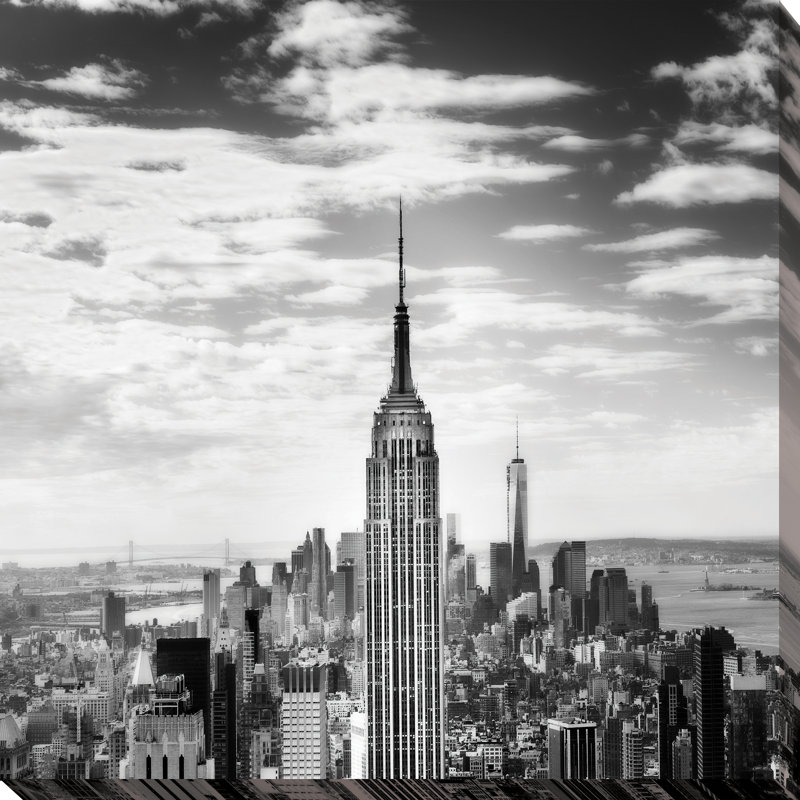 « rétro new york », reproduction de photo sur toile tendue, H 18 po x l 18 po