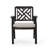 Premium All-Weather Wicker Outdoor Dining Armchair with Cushion