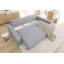 6 Seater Corduroy Sofa Bed-1846993625