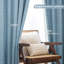 Rideau occultant 100% occultant en lin texturé-1187072459-1187072053