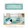 Ombre Border Plush Area Rug – Velvety Gradient Accent with Non-Slip Base