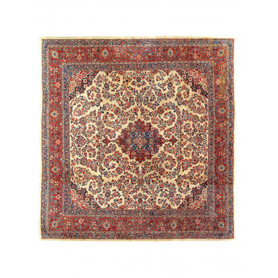 One-of-a-Kind 11'4'' X 11'9'' Area Rug in Ivory
