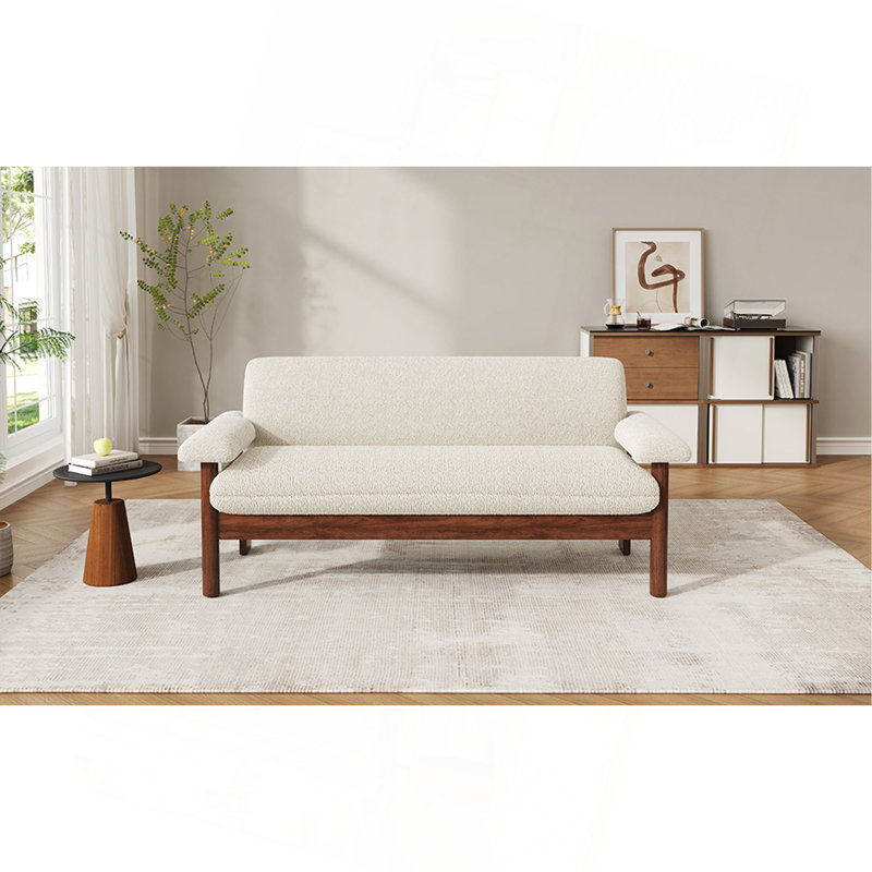 Canapé 2 places avec causeuse Modern, Beige