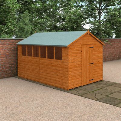12x8w Tiger Shiplap Apex
