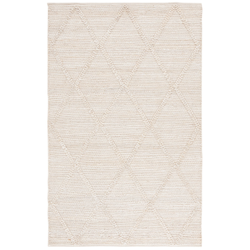 Martha Stewart Hand Woven Jute Geometric Rug, Rectangle 5' x 8'