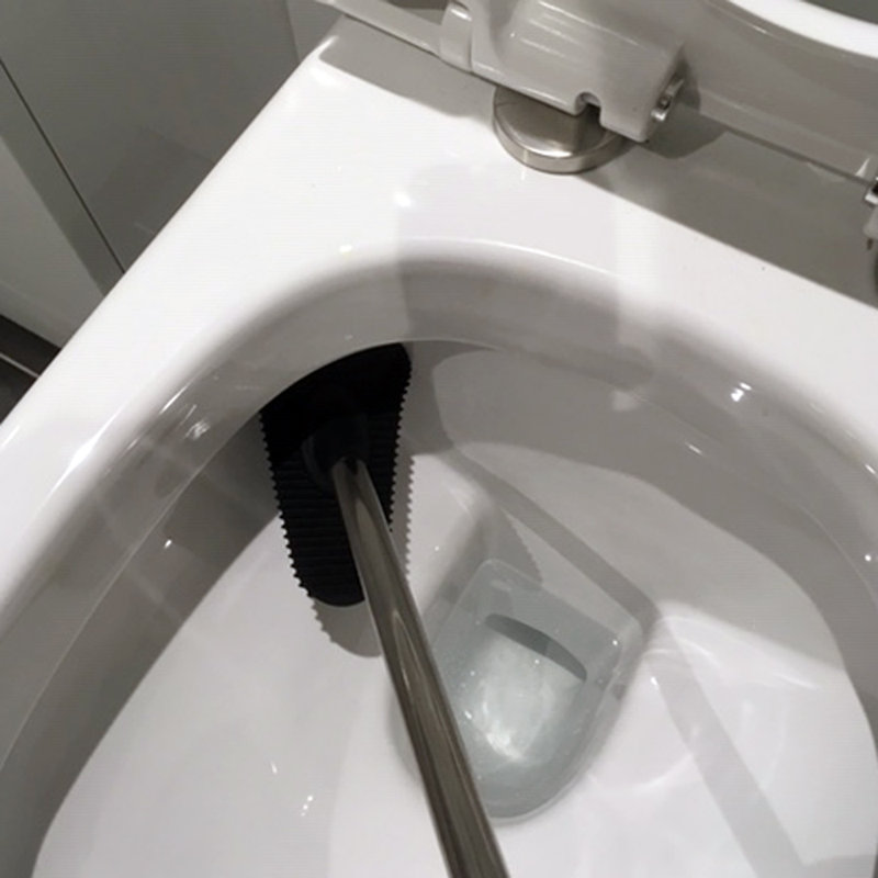 Westmoreland Free-Standing Toilet Brush & Holder, Black