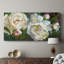 Duo de pivoines jardin - Toile tendue avec châssis - Prêt à être accroché-1317970588