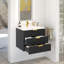 Armoire flottante murale 24 po avec tiroir double-535132877