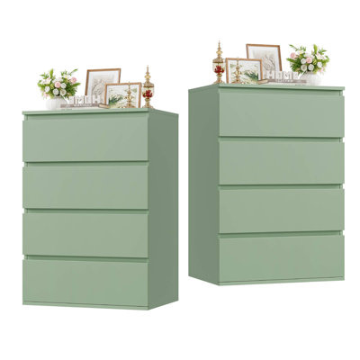 4-Drawer Nightstand Set