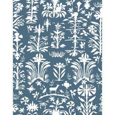 Lorenzo Castillo Volume V Floral Vinyl Wallpaper Roll by Gaston Y Daniela