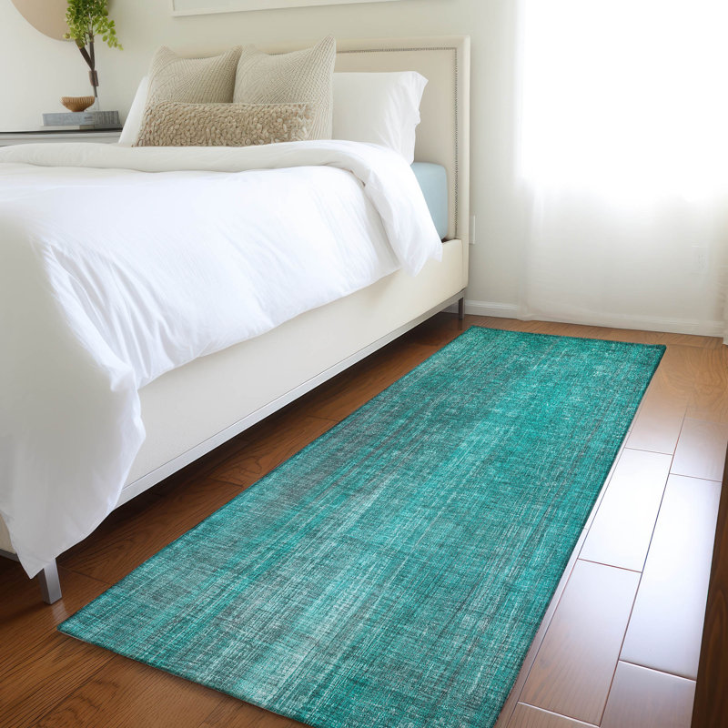 Kinslee Washable Striped Indoor / Outdoor Rug, Runner 2'3" x 7'6"