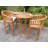 Layne Teak Round Solid Wood Dining Table