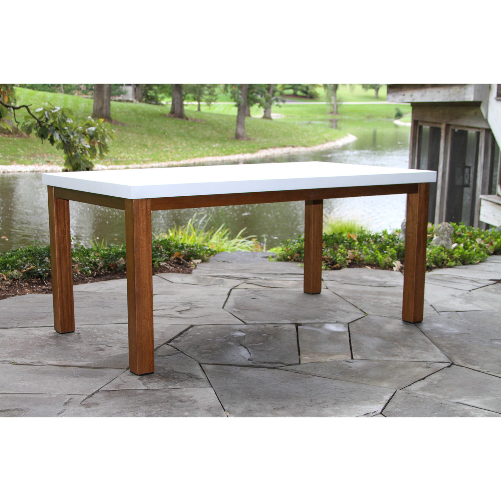 Fleur 38 L x 68 W Outdoor Table