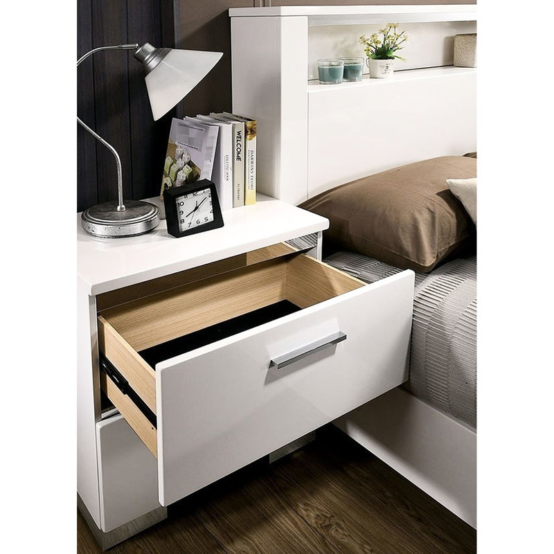 Table de chevet Modern, White