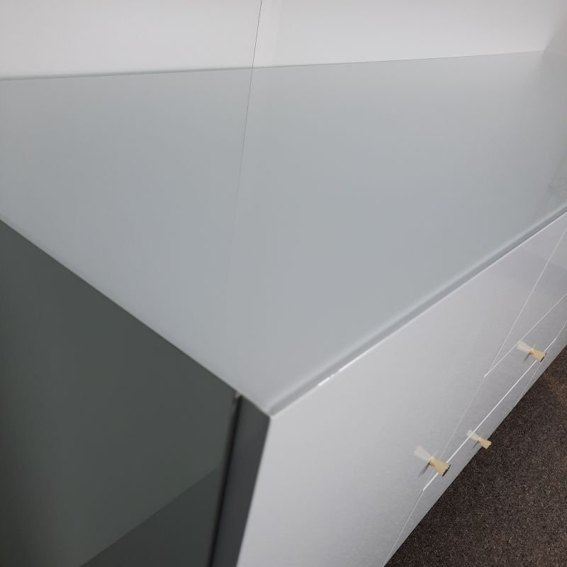 Charlestyn 4 Door Plastic Wardrobe, Grey