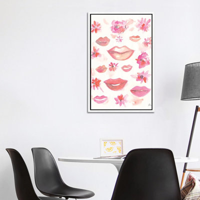 Lips 1 Piece Wall Art on Canvas