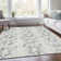 Premium Machine Washable Prisco Silver Rug