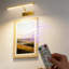Lampe photo sans fil dorée - lumière artistique réglable dorée avec capteur de mouvement et télécommande