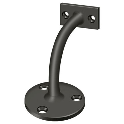 E10CDBDCAC0543BE8B722B90066A1E1D Handrail Brackets, 3-1/4" Projection Light Duty in Oil-rubbed Bronze