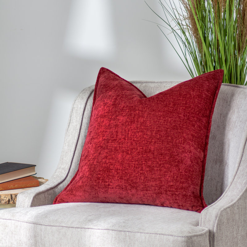 Buxton Square Throw Cushion, Red