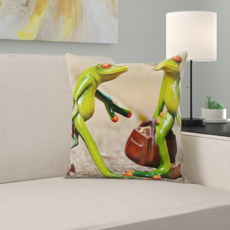 Coussin de grenouilles