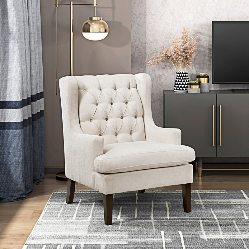Chaise d'appoint 1Pc, Beige