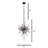 Orbital Pendant - 20"D x 20"W x 36"H - Carbon-1082889730