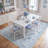 Bow Floral 3x5/5x7 Rug for Girls Bedroom, Soft Washable Nursery Living Room Area Rug, Boho Non-Slip Low Pile Indoor Carpet for Dorm Kids Playroom-610667557-610637673