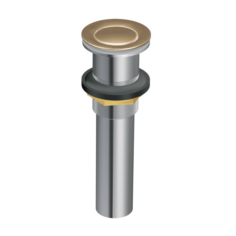 2.75" Pop-up Bathroom Sink Drain with Overflow, Antique Bronze