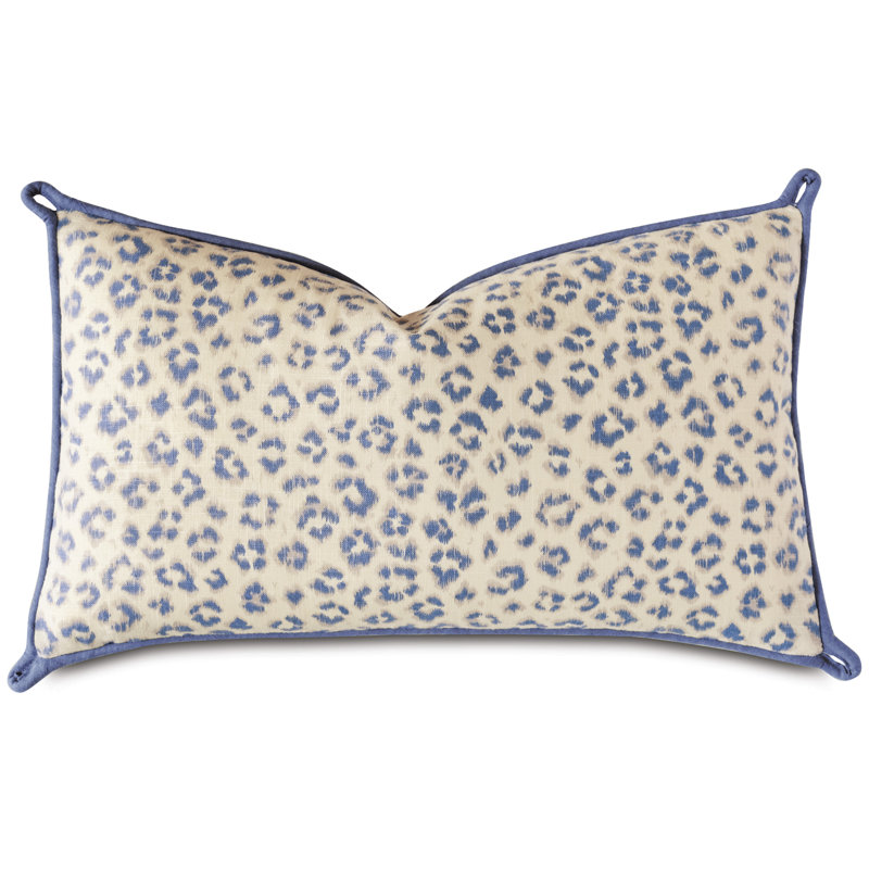Monogram Linen Lumbar Pillow Cover & Insert