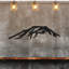 Décoration murale abstraite montagne - ACM argent (11,5 po x 46 po)-2006488006-2006488000