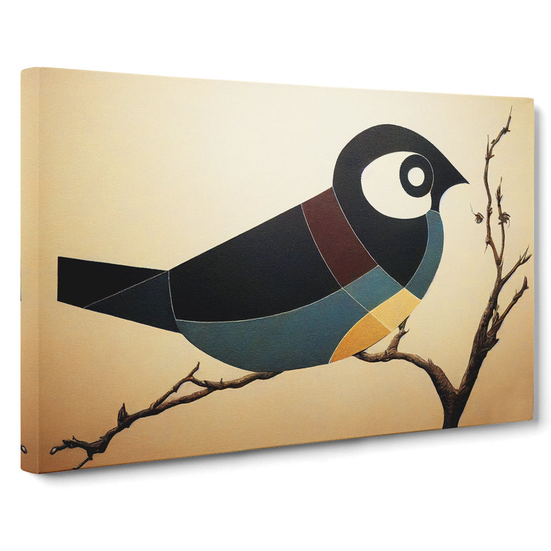 Dreamlike Abstract Bird - Wrapped Canvas Print, 50cm H x 76cm W x 3cm D