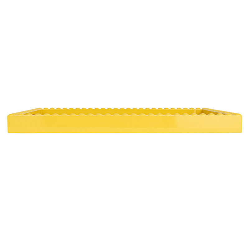Sunny Wood Tray With Handles