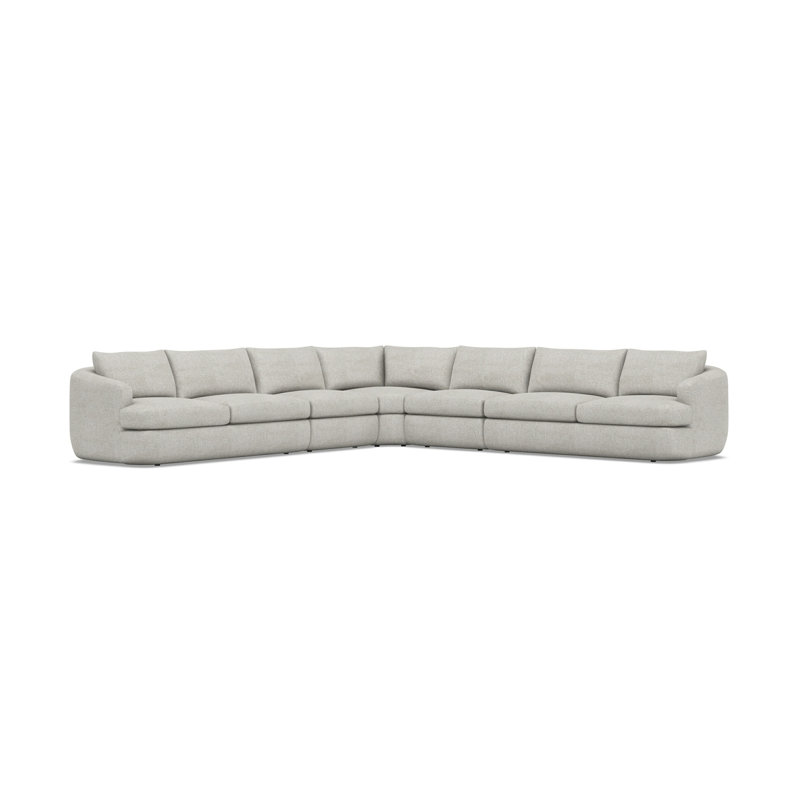 Jules Fabric 5 Pc Sectional, 1697-010