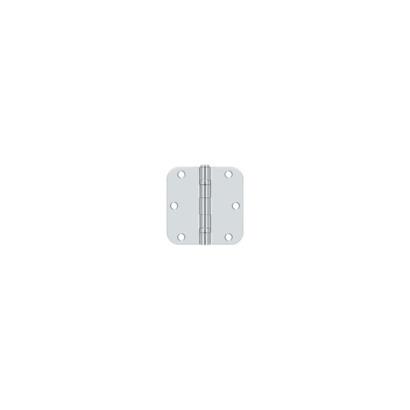 Steel Hinge, Polished Chrome