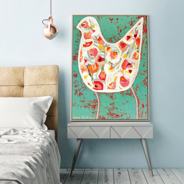 East Urban Home Reflectin Trees by Karen Hopkins - Wrapped Canvas Print ...