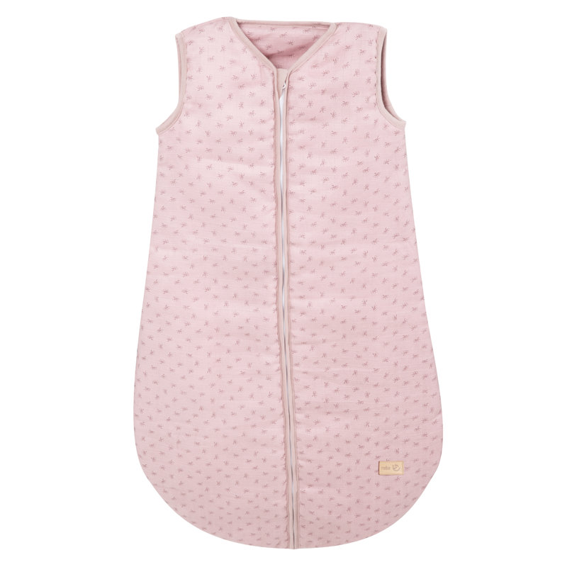 Lil Planet Frosty Green 100% Cotton Sleeping Bag, 90cm H x 50cm W x 2.5cm D, Pink