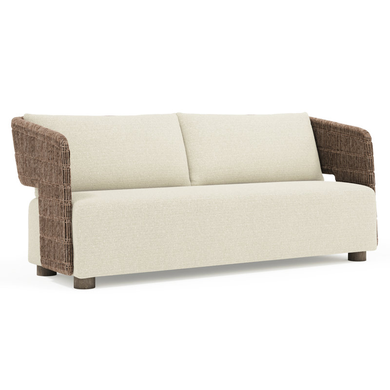 Bernhardt Maldives Outdoor Sofa, Cream