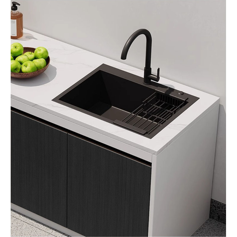 All-Weather Aluminum Wash Basin with Stone Counter