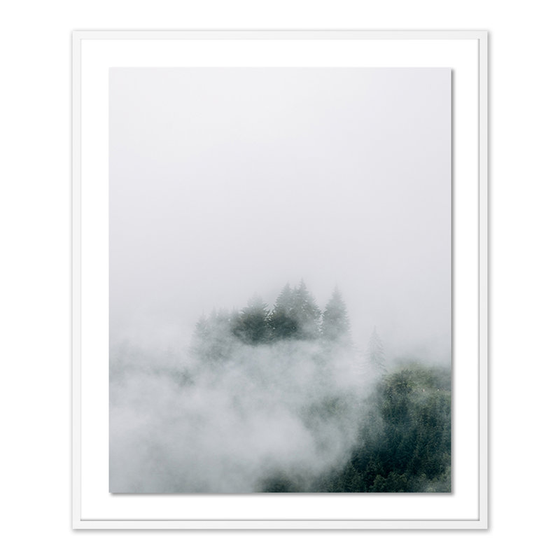 Rolling In 2 Print by Michael Schauer, 48" H x 40" W x 2.5" D, White