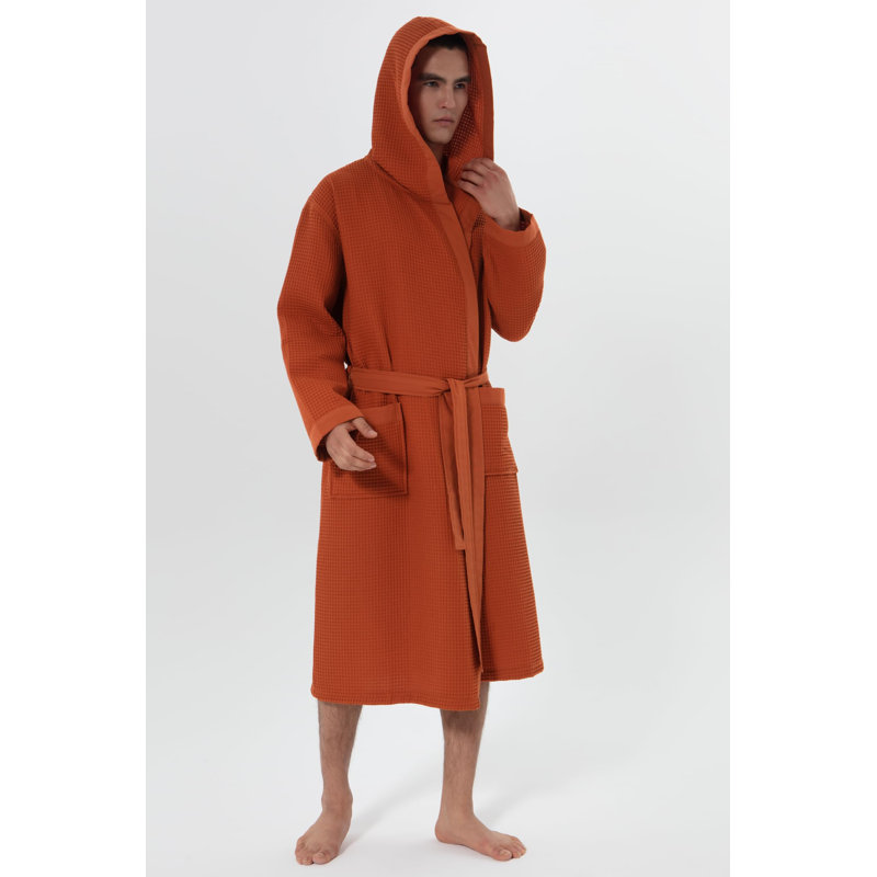 Peignoir pour homme, S, Terracotta