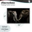 Cadre flottant Pachyderm Elephant pair, design par Decent Exposures-1630908476-1630908451